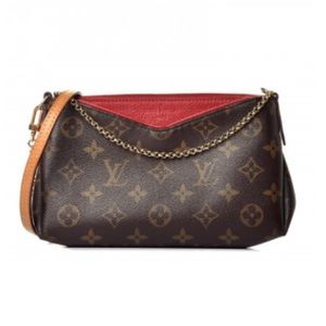 Louis Vuitton Pallas Clutch cherry